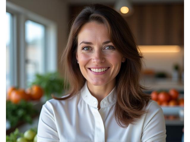 Portret dr. Milice Petrović, nutricioniste, u profesionalnom ali pristupačnom okruženju.