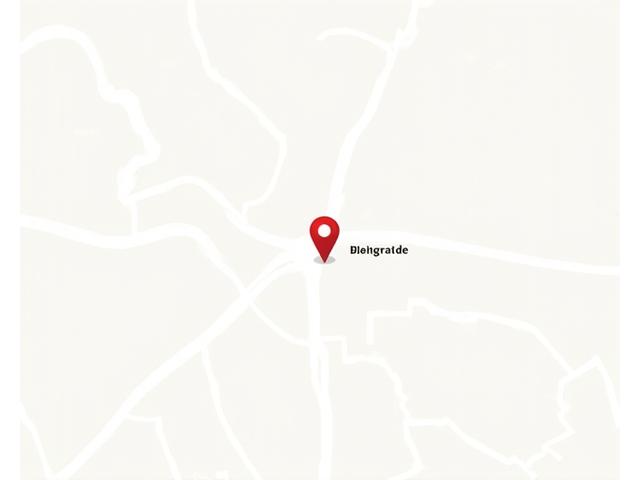 Mapa lokacije VigorVita Srpsko u Beogradu, ulica Cara Lazara.